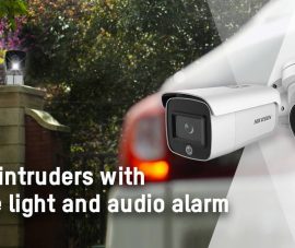 Hikvision launches AcuSense network cameras with strobe light and alarm